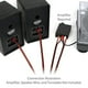 thumbnail image 3 of Altavoces de estantería Micca MB42 para Cine en Casa, Sonido Surround, Estéreo y Monitores Pasivos de Campo Cercano, 2 Vías (Negro, Par), 3 of 3