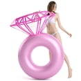 thumbnail image 2 of Flotador inflable con anillo de diamante para piscina Jasonwell para adultos, 2 of 7