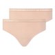 thumbnail image 1 of Chantelle Braguitas para mujer paquete de 2 - Cozy Chic, invisibles, transpirables Nude L (Large), 1 of 7