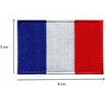 thumbnail image 2 of Francia 2 piezas - 8 x 5 cm - Airsoft militar para niños y niñas, bandera de Francia,, 2 of 5