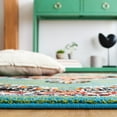 thumbnail image 4 of SAFAVIEH Vintage Hamadan Musa Medallion Runner Rug, Green/Black, 2'3" x 8', 4 of 8