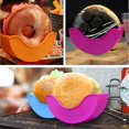 thumbnail image 3 of 4pcs Retractable Burger Holders, Fixed Hamburger Boxes, Reusable Silicone Burger Holder For Burger Lover, 3 of 4