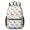 Dachshund Rainbow White Pattern, variant on Dog and Dot Green Pattern 17" Waterproof Oxford School Backpacks for Teens, S-Shape Padded Straps, for School, Travel, Hiking, Camping