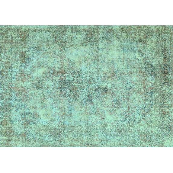 Ahgly Company Indoor Rectangle Persian Light Blue Traditional Area Rugs, 8' x 10'