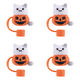 thumbnail image 1 of Paja Lindas Halloween Silicona Adornos 10 Mm para 30/40 OZ () Naranja, 1 of 4