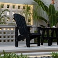 thumbnail image 3 of Wildridge Heritage Upright Adirondack Chair, Black - Outdoor All-Weather Poly Furniture for Patio, Deck, Yard, 3 of 5