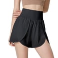 thumbnail image 1 of Gibobby Leggings cortos de yoga para mujer Pantalones cortos para mujer con bolsillos Cintura alta Pantalones cortos de entrenamiento para correr Gimn(Negro,G), 1 of 5