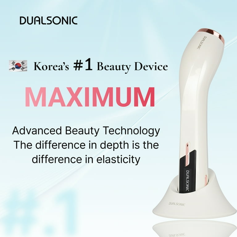 ★新品DUALSONIC Maximum HIFU 美顔器　おまけ有 DUALSONIC Maximum HIFU & RF Device – All-in-One Anti-Aging Skin