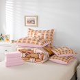 thumbnail image 6 of meiyoeat Cute Capybara 7 Pieces Full Size Bedding Sets,Kawaii Alphabet Print Full Size Bed in a Bag,Pink Reversible, 6 of 7