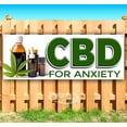 thumbnail image 1 of Cbd For Anxiety 13 oz Vinyl Banner With Metal Grommets, 1 of 4