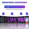 thumbnail image 3 of Bluetooth App Control LED Car Sign,Custom Text Pattern Animation Scrolling LED Display for Car Windows Store Party Bar Decor 23''x5'' ZHEYU, 3 of 7