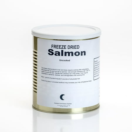 FTF Technologies 25 Year Shelf Life Freeze Dried Uncooked Salmon Fillets