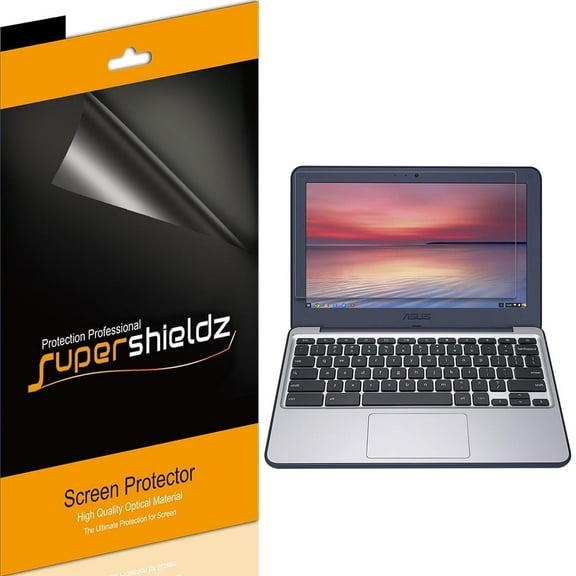 [3-Pack] Supershieldz for ASUS Chromebook 11.6 Screen Protector, Anti-Glare & Anti-Fingerprint (Matte) Shield