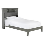 Leo & Lacey Twin XL Traditional Bed in Gray