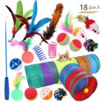 thumbnail image 4 of Endless Fun with Foldable Cat Tunnel and Mouse-Shaped Balls: Engage Your Cat ShopWise Round, 4 of 21