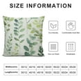 thumbnail image 5 of GOSMITH  Throw Pillow Covers Decorative Green Leaf Watercolor Eucalyptus Branches Hand Floral with Plant Objects White Natural Greenery Twig Cushion Pillowcase Sofa Square Print, 5 of 5