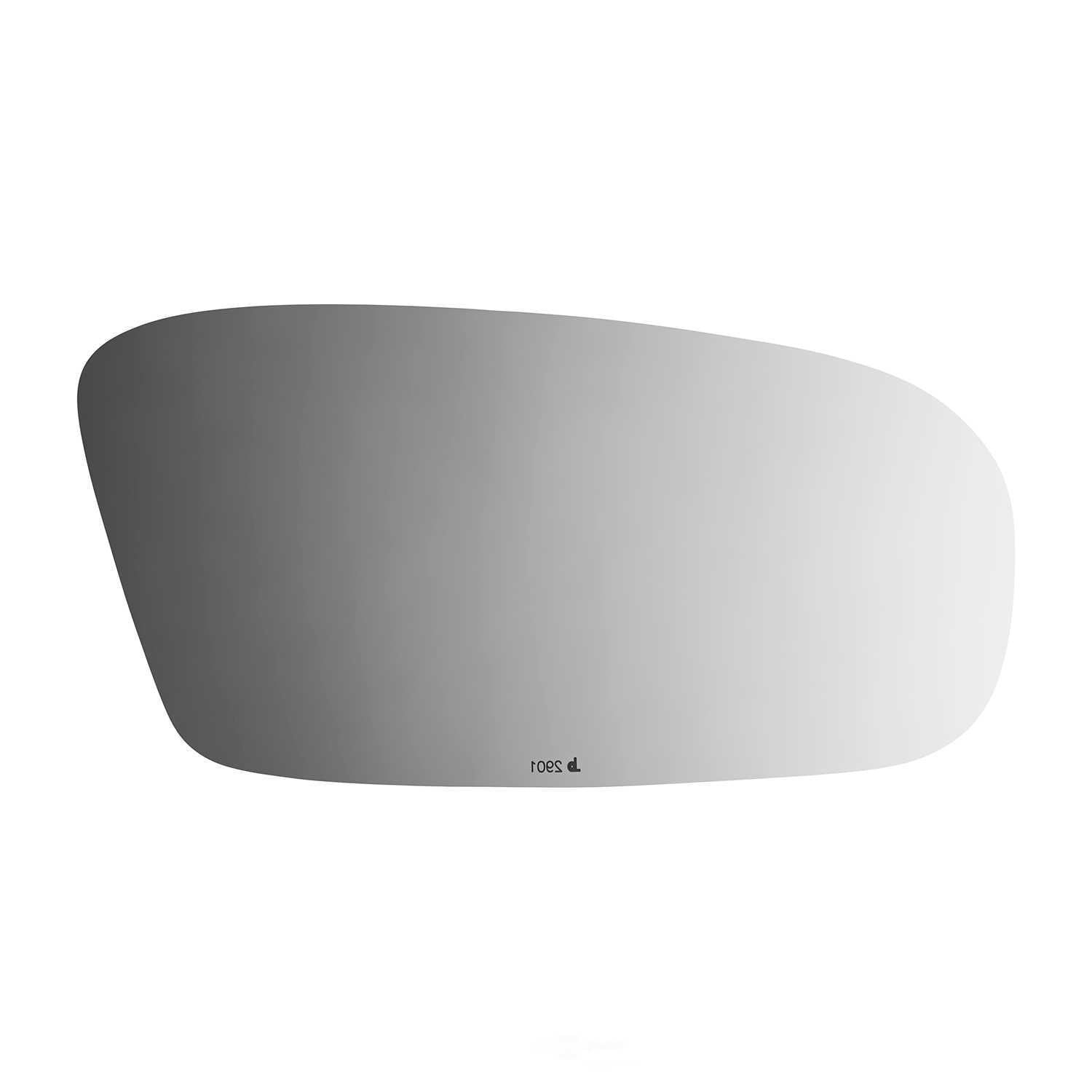 Burco Side View Mirror Replacement Glass - Clear Glass - 2901