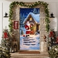 thumbnail image 4 of 35 X 72 Inch Christmas Door Cover Christmas Door Curtain Christmas Day Door And Wall Decoration Festival Party Decoration, 4 of 6