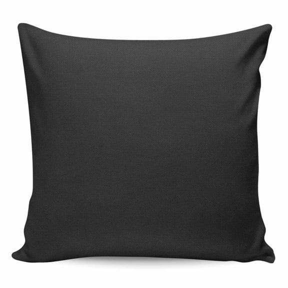 Black Pure Color Pillow Covers 18x18 Inch Decorative Throw Pillow Cover, Aesthetics Contemporary Luxury Sofa Pillowcases Accent Cushion Case Home Decor Bedroom Living Room