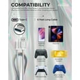 thumbnail image 5 of Liquipel Powertek 6' USB A to USB C cable, Silver, 5 of 6