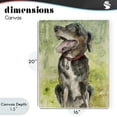 thumbnail image 4 of Stupell Industries Farmhouse A Dog's Happiness Canvas Art, 16 x 20, by Patti Mann, 4 of 8