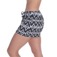 thumbnail image 2 of Just Love Women's Pajama Shorts - Comfortable Sleepwear (2 Pack) (Chevron - Black (Pack of 2), 1X), 2 of 5