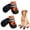 Orange, variant on (4Pcs)Dog Waterproof Boots Shoes Anti-Slip Booties, with Adjustable Strap and Reflective Strip, Premium Paw Protector Fit for Medium and Large Dogs