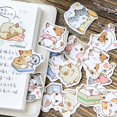thumbnail image 3 of 45pcs Gato De Dibujos Animados Juego De Pegatinas 40mm Mini Kitties DIY Sellado Pasta Decoración Poste Adhesivo Niños A6422, 3 of 4