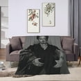 thumbnail image 4 of Blanket Johnny Depp Soft and Comfortable Warm Fleece Throw Blankets Yoga Blankets Beach Blanket Picnic Blankets Gift for Dorm room office decor Sofa Bed Camping Travel All Season, 4 of 6
