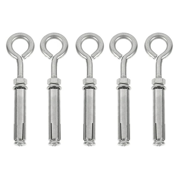 5pcs Stainless Steel Heavy Duty Expansion Hook Expansion Bolts for Manhole Cover
