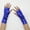 Blue, variant on Sequin Gloves for Women, Sparkly Glitter Gloves for Party, Rave, Prom, Dance, Masquerade