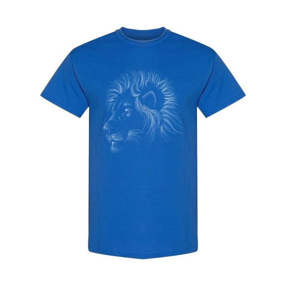 Soft Lion Design T-Shirt Men -Image by Shutterstock, Male XX-Large