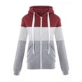 thumbnail image 1 of Sudadera con capucha para mujer, Top informal, sudadera con cordón de varios colores, fibra de poliéster para otoño, 1 of 5
