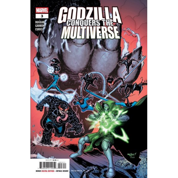 Godzilla Conquers the Multiverse #3 VF ; Marvel Comic Book