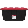 thumbnail image 2 of OZEA -Durable 27 Gallon Snap Lid Plastic Storage Bin Stackable Tote Container New, 2 of 5
