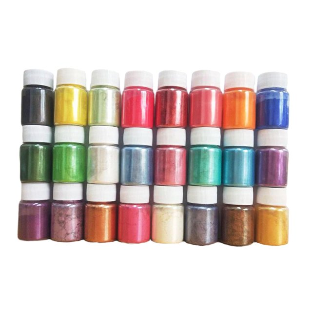 Polvo de de perla, polvo de 24 colores para Resina, de en polvo para pintura, fabricación de , de , Gloria Pigmento nacarado de resina