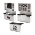 thumbnail image 4 of 1/12 Miniature Kitchen Cabinet Miniatures Scenes Accessories Kitchen Cabinet Handcrafted, 4 of 5