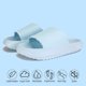 thumbnail image 2 of Pantuflas Rosyclo Cloud, unisex, antideslizantes, con suela gruesa, color azul bebé, 2 of 5
