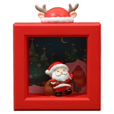 

Little House Star Decoration Santa Nightlight Bedside Lamp Decoration Christmas Gift Santa Gift Ornaments