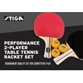 thumbnail image 2 of STIGA Performance 2-Player Table Tennis Set Includes Two Rackets and Three 3-Star Balls, 2 of 12