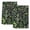 LightGreen Black, variant on Green Leaves Kitchen Towels Set of 2, Elegant Pastoral Summer Botanical Watercolor Absorbent Dish Towels for Kitchen, Microfiber Hand Towel, Quick Drying Tea Towel for Cleaning Decorative Dishcloths