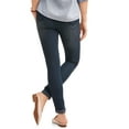 thumbnail image 2 of Maternity Oh! Mamma Skinny Jean with Full Panel and Distressing (Available in Plus Sizes), 2 of 3