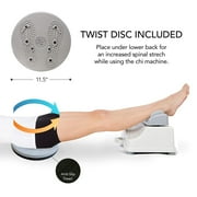 Daiwa Felicity Vitality Swing & Core Twister Bundle – Passive Exercise for Relaxation, Circulation, and Core Strength – Lymphatic Chi Machine + Magnetic Waist Twister Board