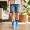 thumbnail image 4 of Funny Novelty Animal Non Slip Gripper Socks for Kids Crazy Boys Girls Crew Socks 3-10 Years, 4 of 7