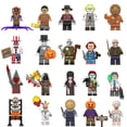 thumbnail image 1 of Juguete de construcción 20 Pzs Figuras de Halloween Calabaza Cabeza Fantasma Bloques de Plástico ABS para Niños Regalo de Cumpleaños, 1 of 10