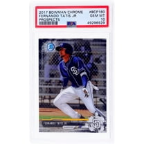 Graded 2017 Topps Bowman Chrome Fernando Tatis Jr. #BCP160 Prospects Rookie RC Baseball Card PSA 10 Gem Mint