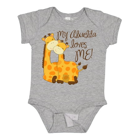 

Inktastic My Abuelita Loves Me! Gift Baby Boy or Baby Girl Bodysuit