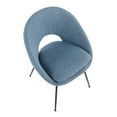 thumbnail image 7 of LumiSource Metro Chairs, Blue Noise/Black, Set Of 2 Chairs, 7 of 7