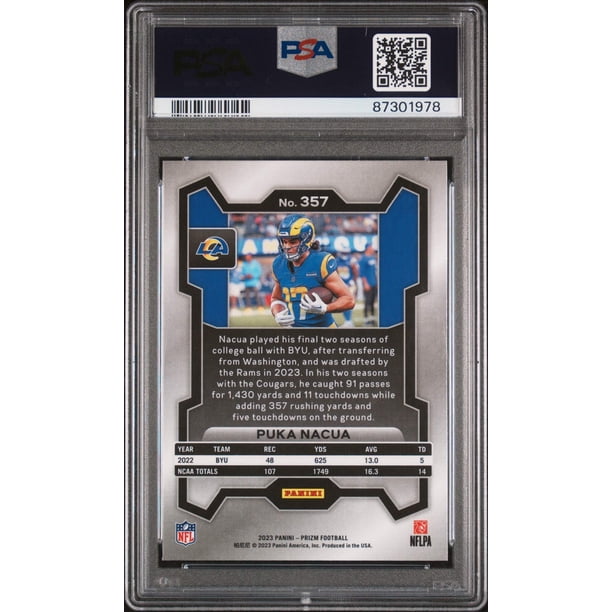 Puka Nacua Prizm RC Card | Card protection for game stores