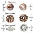 thumbnail image 4 of Cousin DIY Acrylic Brown Swirl Shambala Bead Strand, 17 in, 62 Piece, Unisex, AJM63518496, 4 of 8